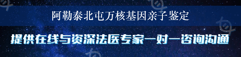 阿勒泰北屯万核基因亲子鉴定